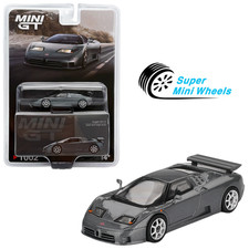 Mini GT 1:64 Bugatti EB110 Super Sport Grigio Scuro #1002