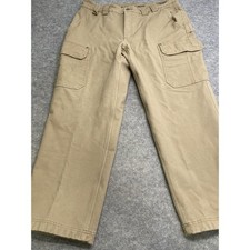 Duluth DuluthFlex Fire Hose Relaxed Fit Foreman Cargo Pants Tan 38x30