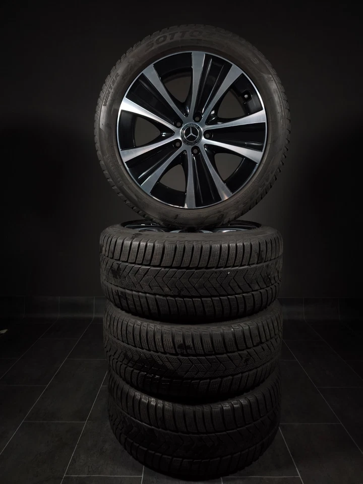 4 Winterreifen 245 45-275 40 R18 Mercedes E Klasse W213 S213 18" Alufelgen - Bild 2 von 4