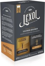 Leather Conditioner and Cleaner Kit by Lexol, Use on Furniture, Car...