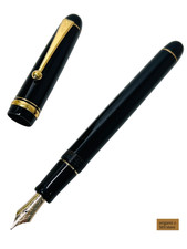 Pilot Custom 74 Black Fountain Pen 14K-585 M Nib 1110 Japan