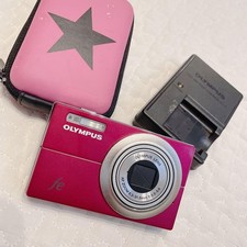 Olympus CAMEDIA FE-5010 Pink Digital Camera with Charger Tested Condition