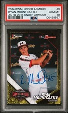 2014 RYAN MOUNTCASTLE PSA 10 AUTO BOWMAN PERFECT GAME UNDER ARMOUR ORIOLES /99 