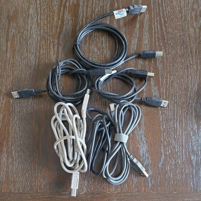 6 - 5ft USB 2.0 A-to-B Printer Cables   High-Speed Computer & Printer Cord
