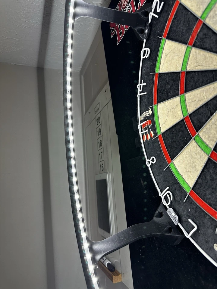 LED Dartboard Light Ring Fits Standard Dartboards– Game Room Accessory - Image 2 of 3