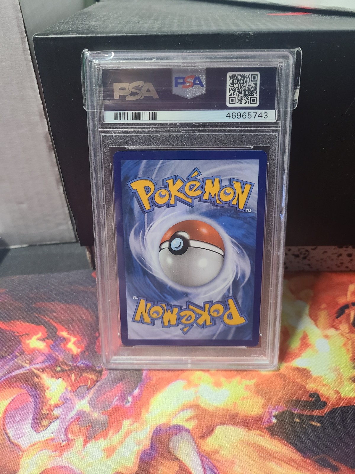 Pokemon Charizard Holo Sm Black Star Promo SM158 Team Up Prerelease Staff PSA 9 view 2