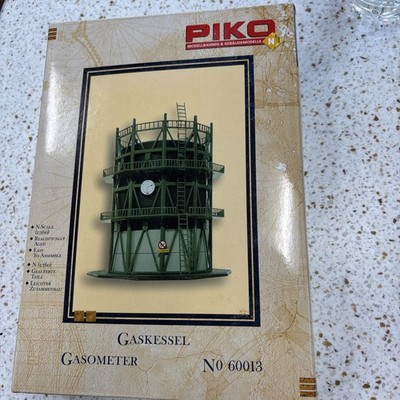 Piko N Scale Gaskessel Gasometer Building Green Color