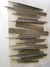 Lot of vintage various METAL FILES - machinist / metalworking / tools