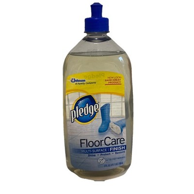PLEDGE Floor Care Shine Protect Restore Multi Surface Finish 27 oz Low Fill