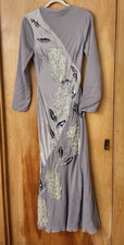 ASOS Design Satin Chiffon Mix Embellished Cowl Neck Maxi Dress US 6 NWT