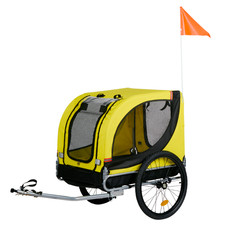 Dunlop Remorque Vélo Chien Pliable - Remorque Chien Velo Max. 40 KG - Remorque d