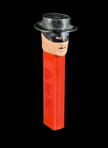 PEZ Dispenser Zorro Red No Feet Austria Vintage