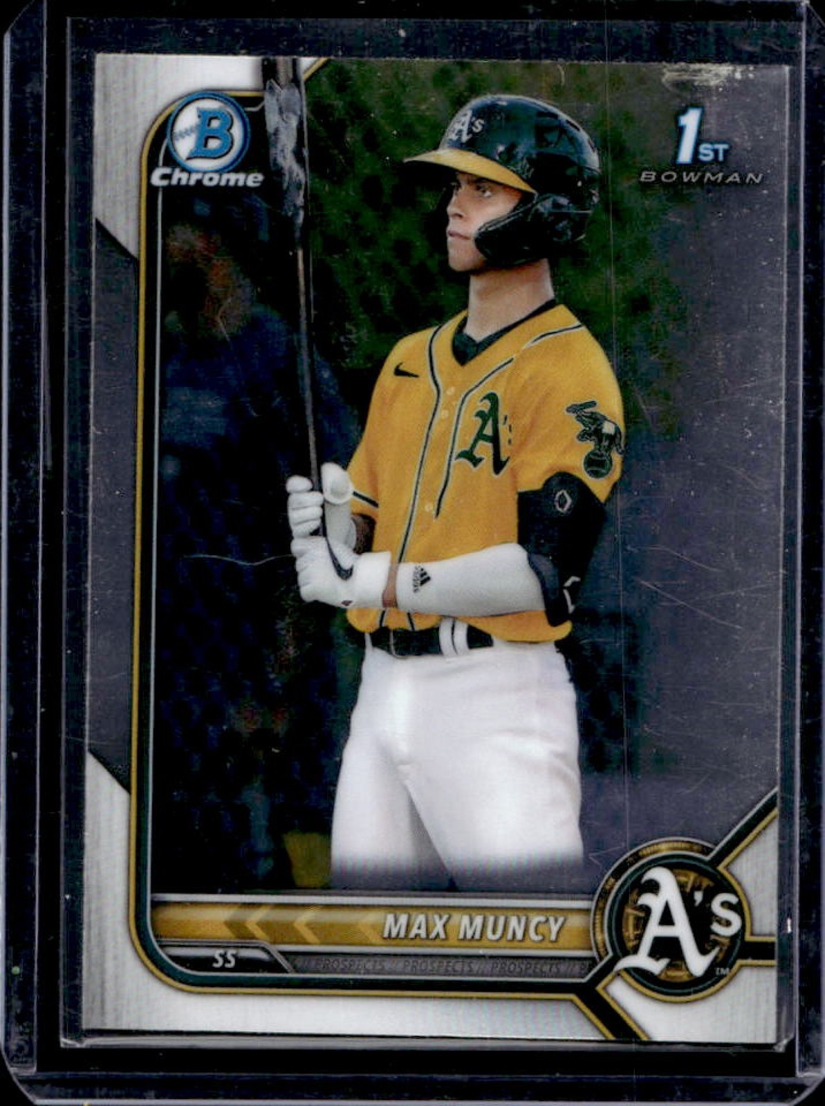 2022 Bowman Max Muncy Chrome 1st Prospect #BCP-89 Athletics