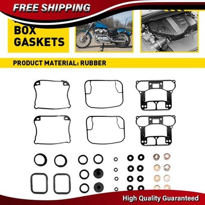 Rocker Box Cover Gaskets Kit For 1992-1998 Harley Big Twin EVO/Evolution Engines