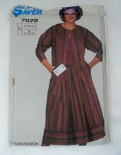 Simplicity Super Saver 7072 Vintage Sewing Pattern Ladies 10 12 14 UC FF