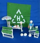 Vintage Playmobil 3224 First Aid Field Hospital Doctor - Incomplete