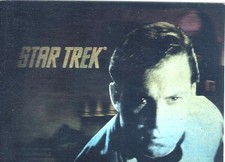 STAR TREK 25TH ANNIVERSARY 1991 IMPEL HOLOGRAM INSERT CARD H3-CAPT. KIRK