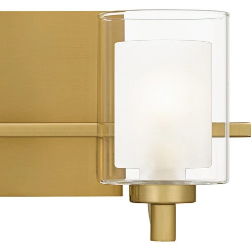 Brushed Gold  Bathroom Vanity Light from the Kolt Collection - Picture 5 of 5