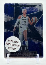 2025 Panini Impeccable Dijonai Carrington #17 Stainless Stars Blue /49 Wings