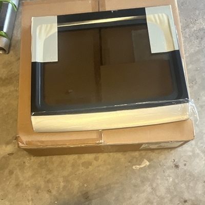 #ad GE Glass Lid Frame Assembly WH44X26701 Gray Black for Washing Machine Washer $95.00