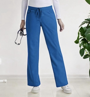 Womens XL Greys Anatomy Royal Blue Scrub Pant 5 Pocket Moisture wicking 4232 New
