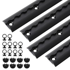 Airlineschiene Alu Zurrschiene 4 - 12 m Halbrund Boden-Flügel Vierkant Profile