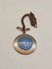 Pan Am Inaugural Jet Age Flight 1958 Medallion Keychain 