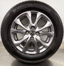 MAZDA 2 MK3 15" GREY ALLOY WHEEL TRAZANO TYRE 185/65R15 9965375550 (2)
