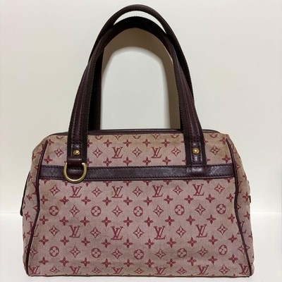 Louis Vuitton Monogram Mini Josephine PM Red Canvas Handbag Auth