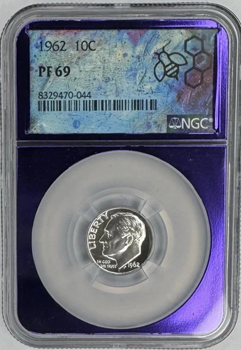 1962 Proof Roosevelt Dime NGC PF69 🟪🟪PURPLE CORE🟪🟪