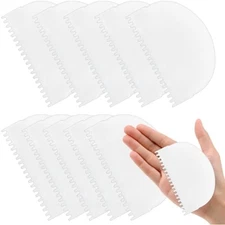 10Pcs Adhesive Spreader Plastic Trowel Notched Glue Spreader 1/8" Toot