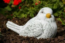Sculpture en Pierre Oiseau Berta Déco Figurine de Jardin Résistant au Gel