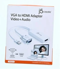 j5 Create VGA to HDMI Adapter Video+Audio
