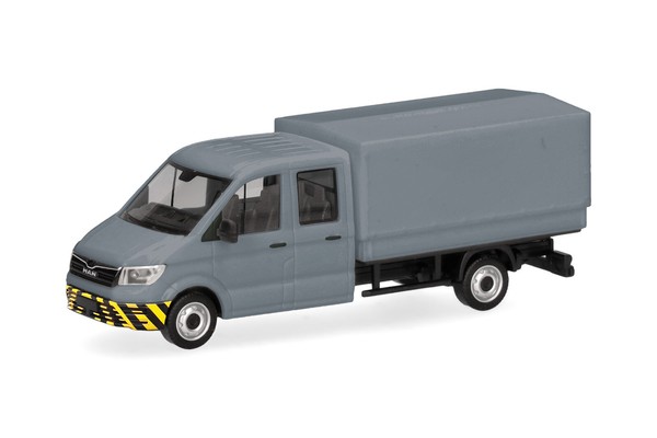 Herpa 098328 Man Tge Doppelkabine Mit Pritsche Ho 1:87 Neu-image