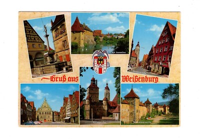 AK Ansichtskarte Weißenburg in Bayern / Rathaus / Ellinger Tor +++