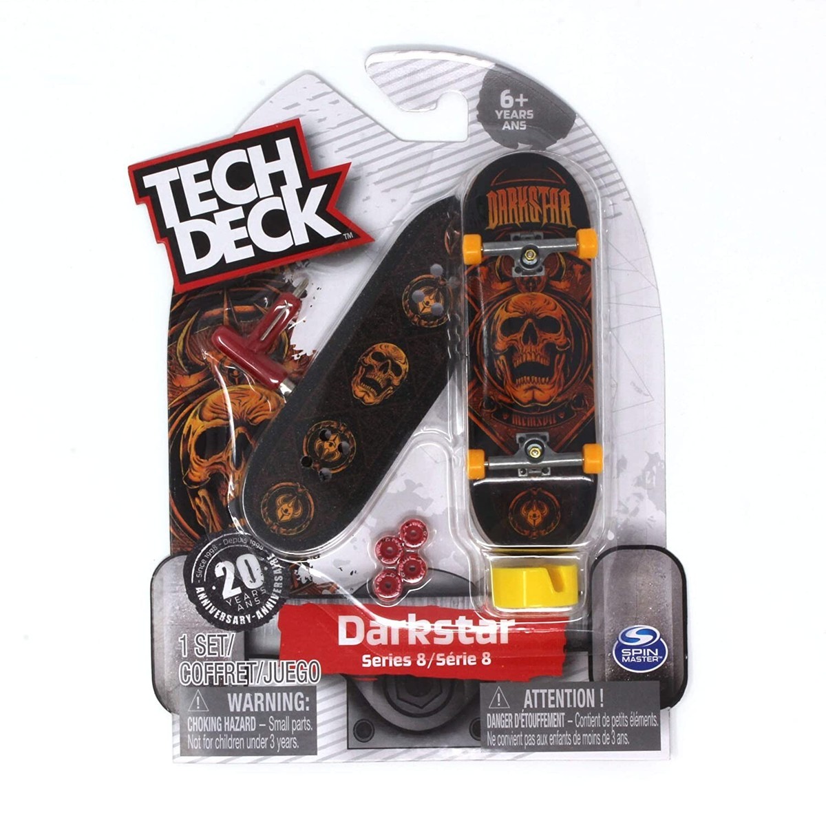 New ULTRA RARE Tech Deck Darkstar Skulls Fingerboard 20th