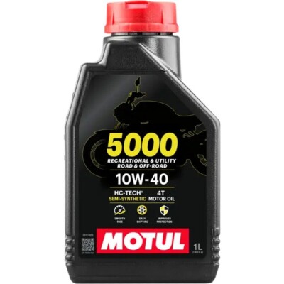 Motul 5000 10W40 4T Semi Synth 1 Litre