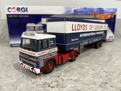 Corgi - Scania 111 mit Kippanhänger - Lloyds of Ludlow - CC15306 - 1:50 - neuwertig/neu