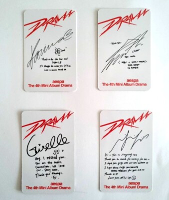Aespa Drama U. S Ver. Barnes & Noble Official Photocard Exclusive