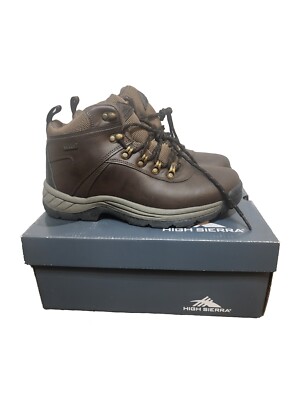 High Sierra Waterproof Hiking Snow Boots Men's Size Canyon Brown  889817644573|