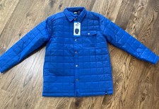 QUICKSILVER NWT Size M 10/12 Youth Boys Insulated Shirt Jacket Blue -038