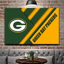 Green Bay Packers NFL Team Football Home Decor Art Print EXTRA LARGE 66