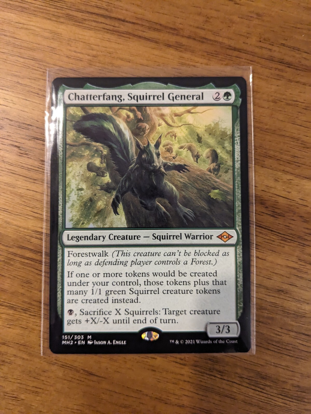 Magic: The Gathering – Chatterfang, Eichhörnchen-General (Mythic Rare) – Modern Horizons 2