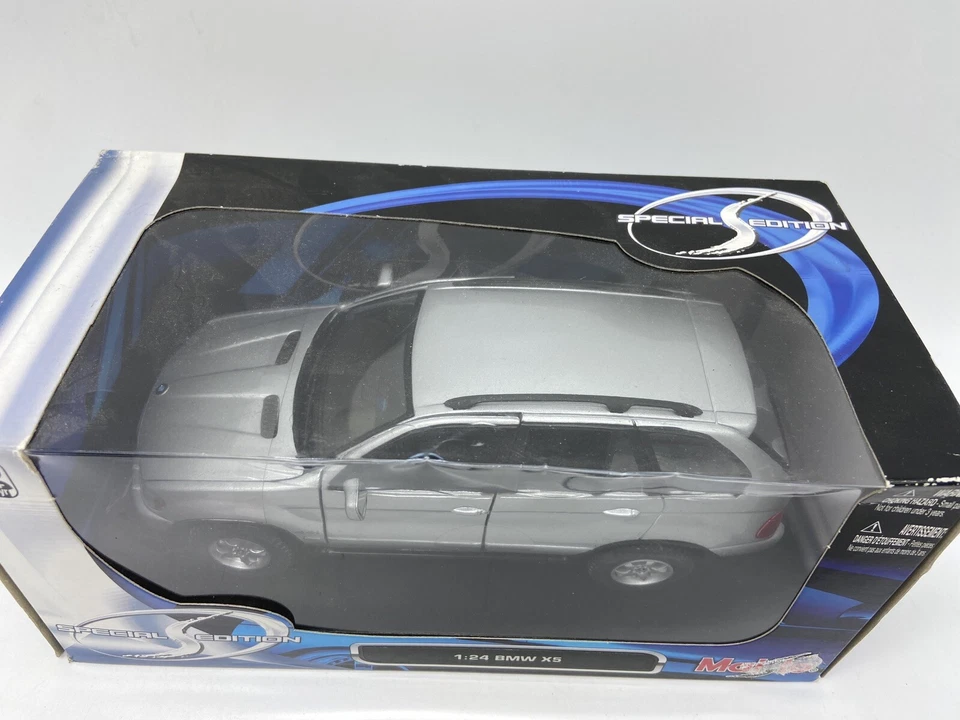 MODELLINO AUTO BMW X5 GRIGIA 1999 - MAISTO - SCALA 1:24 "CON SCATOLA" - Immagine 3 di 4