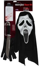 Scream Ghost Face Slayer Kit Costume Accessory Mask Knife Gloves Voice Changer