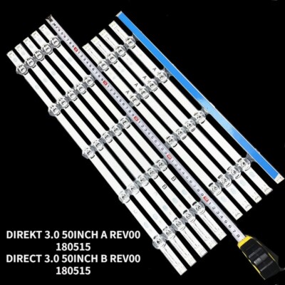 10 Stk. LED-Leisten für LG 50LB5000 50LB5900 50LB6300 50LB6100 50LF580V 50LB5620
