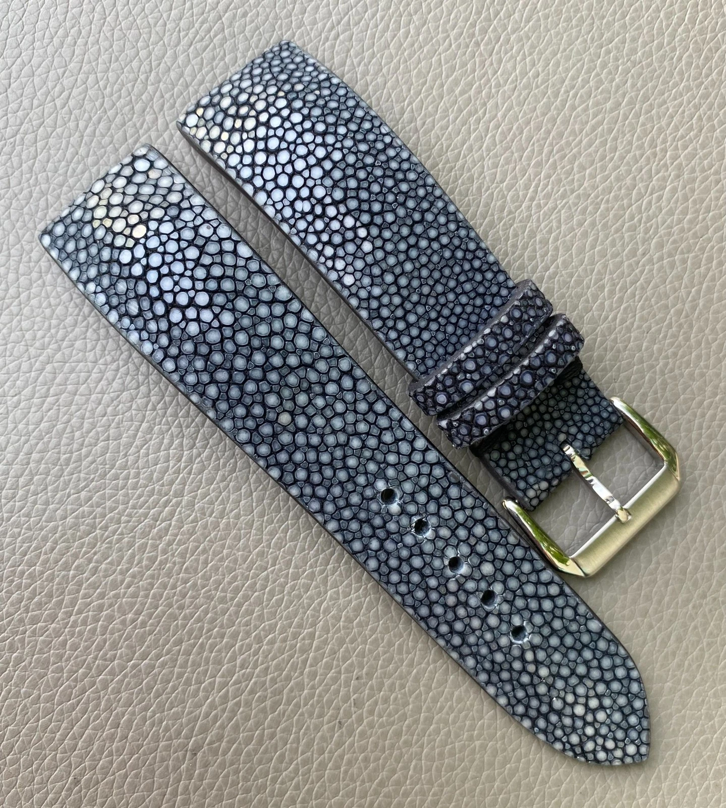 Genuine skin Watch Strap Band Size 14 15 16 17 18 19 20 21 22 23 24 25 26 30mm