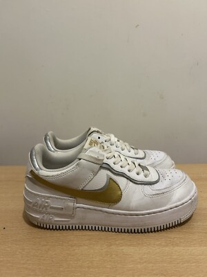 nike air force white with yellow tick