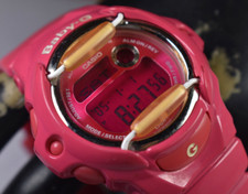 Casio Women's BG169R 3189 Baby-G Pink Women's Watch NEW BATTERY 
