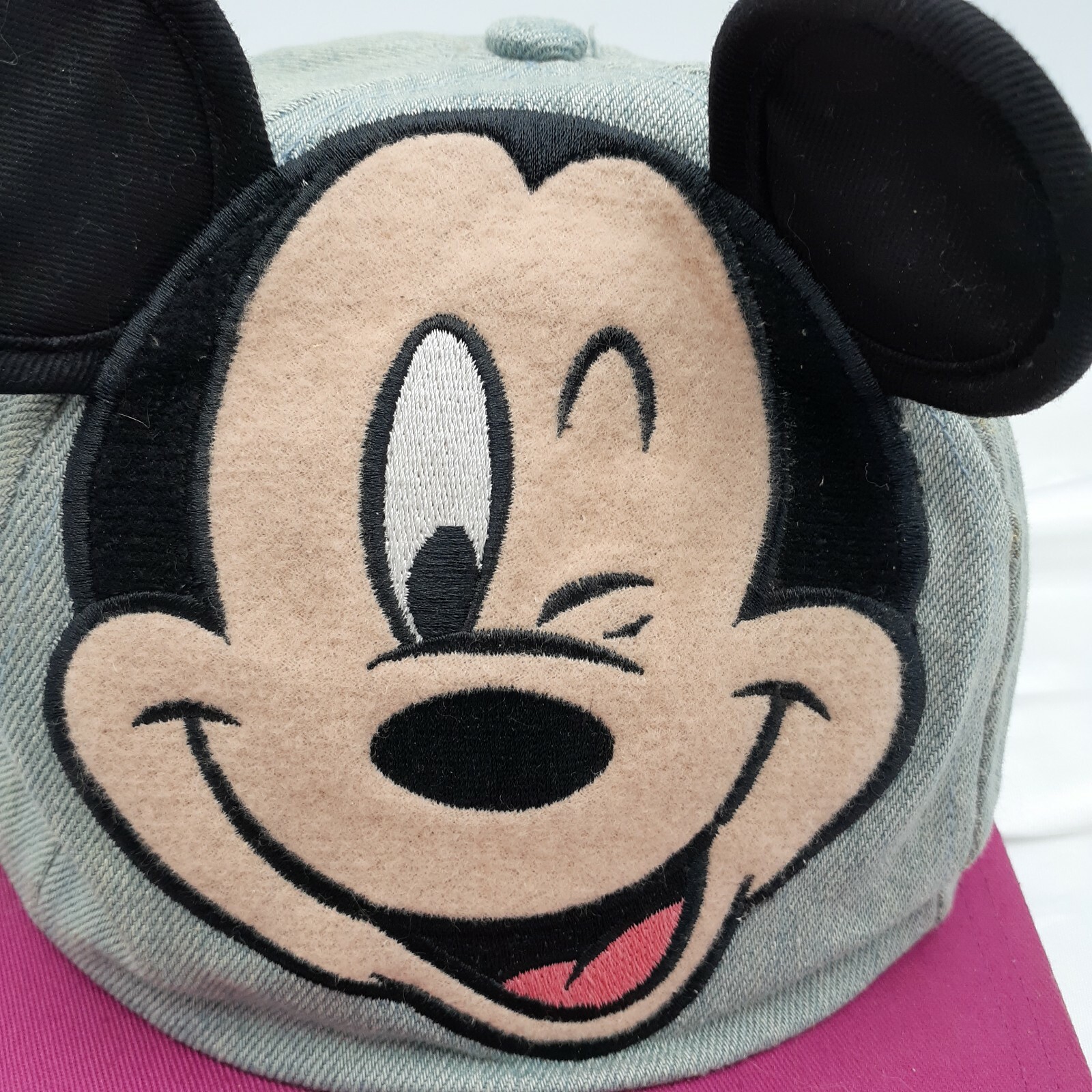 Vintage Winking Mickey Mouse 3D Ears Winking Hat 90s … - Gem display picture 3